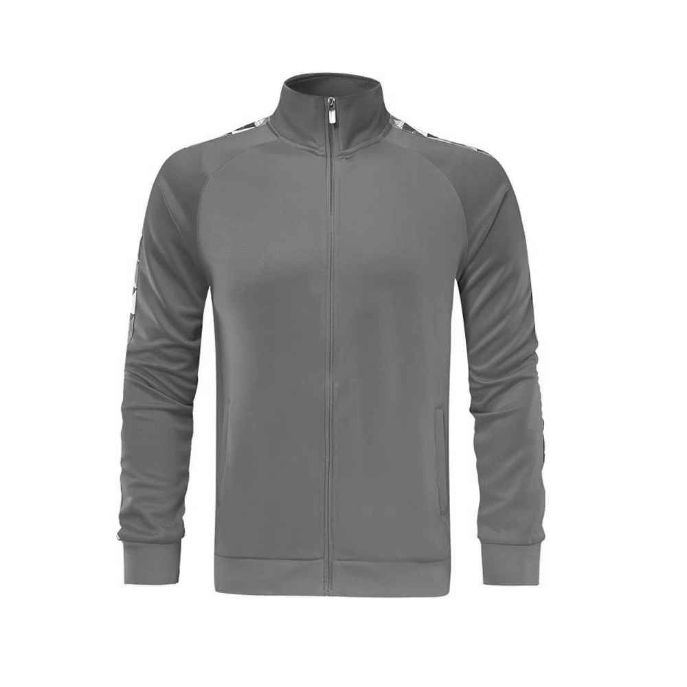 Classic grey cotton tracksuit for men