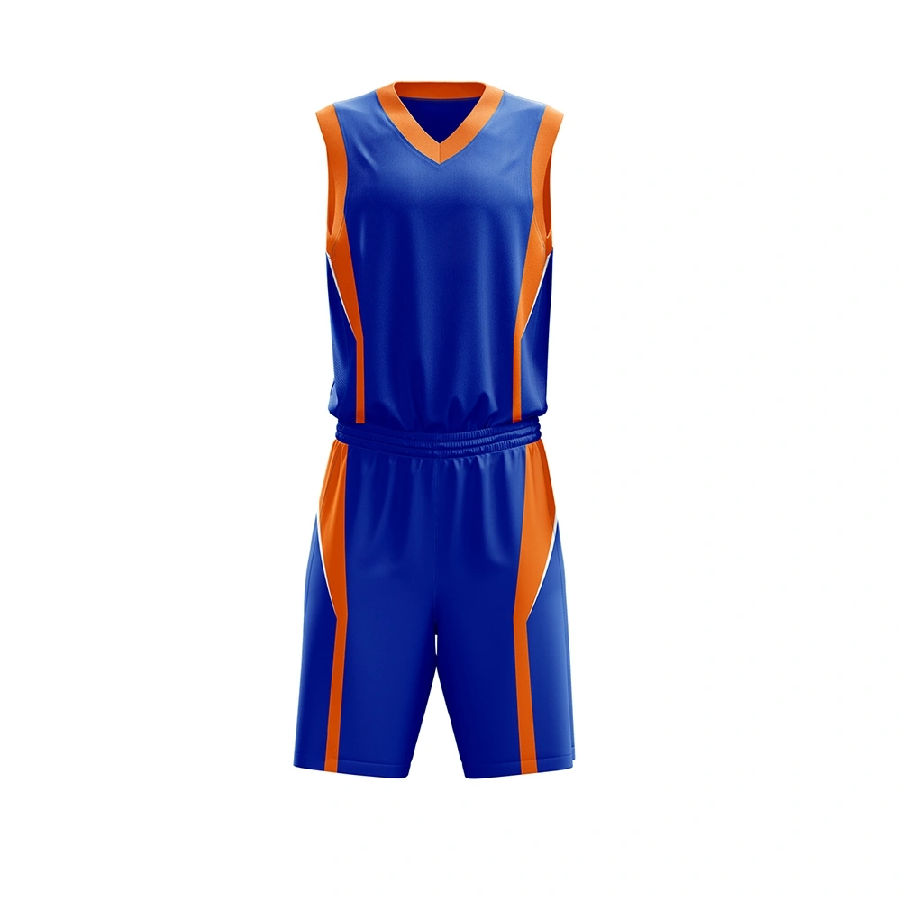 Reversible basketball jersey set